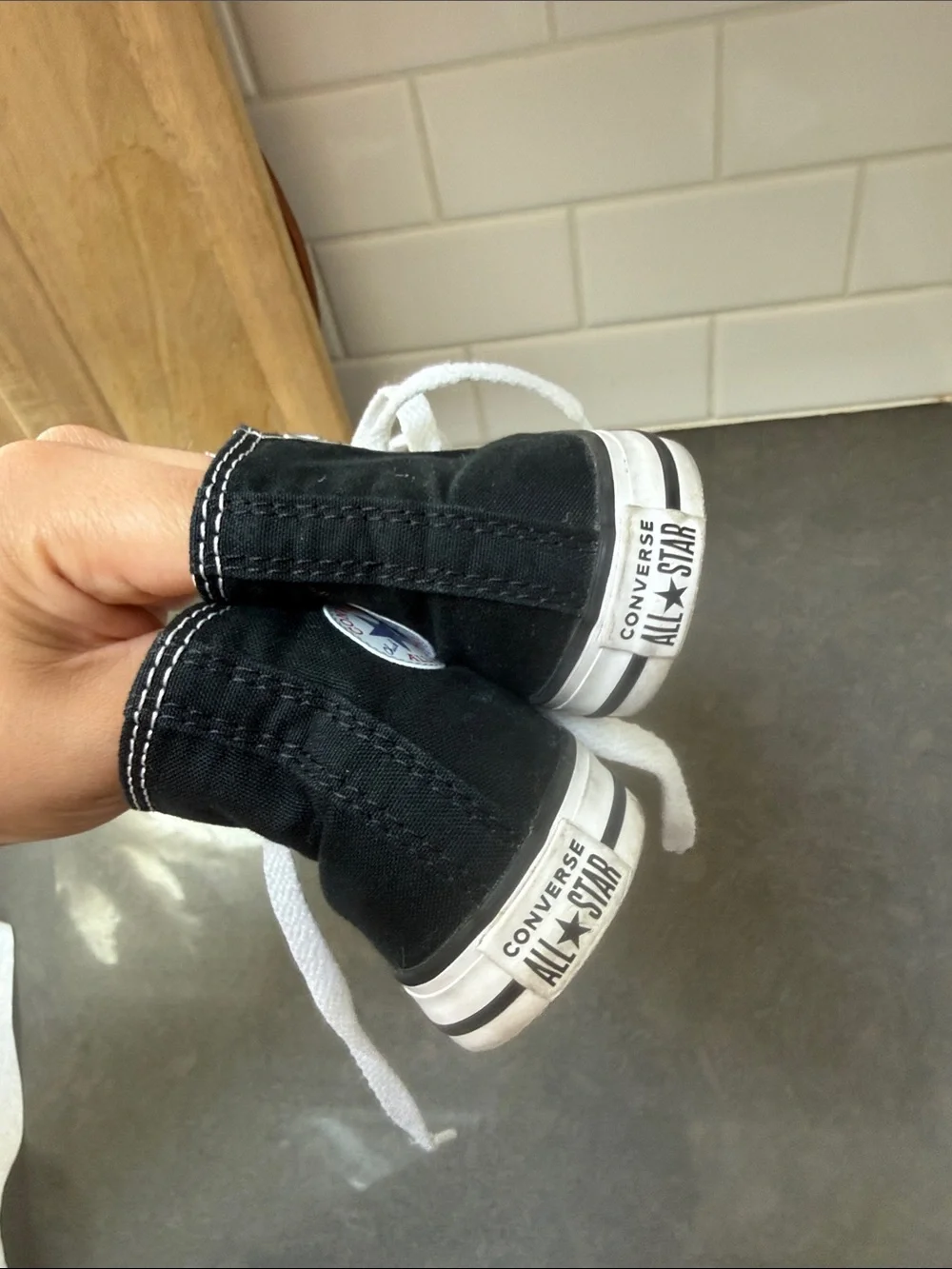 Converse used once